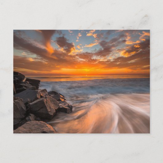 サンセットfromタマラックビーチ ポストカード (正面)