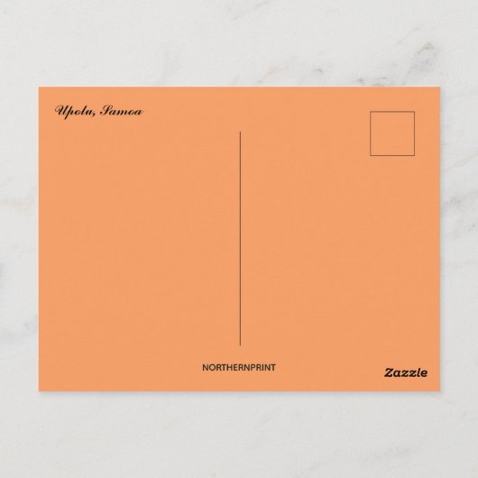 サンセットinプオルサモア ポストカード (裏面)