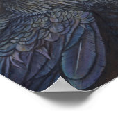 サンセットRaven Crowポスター(ArtByAkiko) ポスター (角)