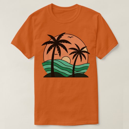 サンセットTシャツ10 Tシャツ (デザイン正面)