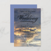 サンセッ結婚ト 招待状 (正面/裏面)