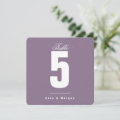 サンセッ結婚ト |紫無地の色 |テーブル番号 (スタンド正面)