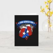 サンセバスチャンプエルトリコボクシンググローブプエルトリック カード (黄色い花)