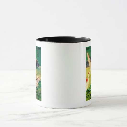 サンセバスチャンヴィンテージポスターヨーロッパ マグカップ (中央)