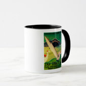 サンセバスチャンヴィンテージポスターヨーロッパ マグカップ (正面右)