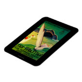 サンセバスチャンヴィンテージポスターヨーロッパ マグネット (左側)