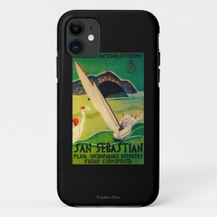 サンセバスチャンヴィンテージポスターヨーロッパ iPhone 11 ケース