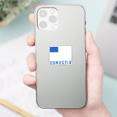 サンセバスチャン国旗 – ESP シール (スマートフォン)