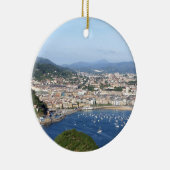 サンセバスチャン美しい景勝海岸線 セラミックオーナメント (右)