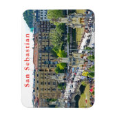 サンセバスチャン – ドノスティア。マリア・クリスティナ橋。 マグネット (縦)