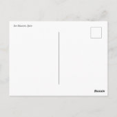 サンセバスチャン ポストカード (裏面)