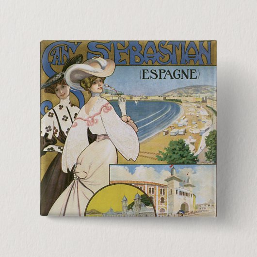 サンセバスチャン 缶バッジ (正面)