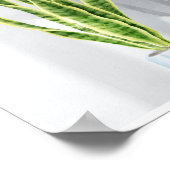 サンセビリア州マザーインロー・タングのスネークプラント ポスター (角)