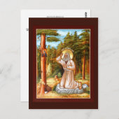 サンセラピムオブサロフ祈りの言葉カード ポストカード (正面/裏面)