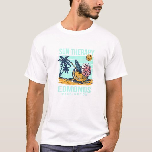 サンセラピーエドモンズサマーワシントンTropical Bea Tシャツ (正面)