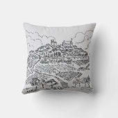 サンセレ·ヴィネヤード| Loire Valley(フランス) クッション (裏面)