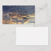 サンセ結婚ス結婚カード エンクロージャーカード (正面/裏面)