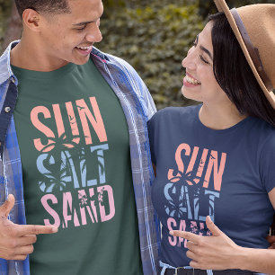 サンソルトサンドサマービーチ引用文 ユニセックス Tシャツ