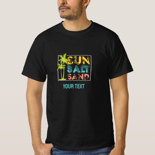 サンソルトサンドブラックTシャツ Tシャツ (正面)