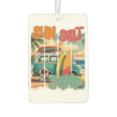 サンソルト – レトロビーチVibes カーエアーフレッシュナー (裏面)