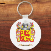 サンソンコートオブアームズ(家紋) キーホルダー (正面)