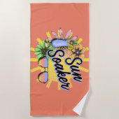 サンソーカー ビーチタオル (正面)