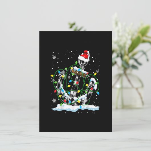 サンタいかりカッコいいクリスマスライトボーティングセーリング 招待状 (スタンド正面)