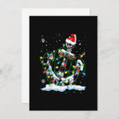 サンタいかりカッコいいクリスマスライトボーティングセーリング 招待状 (正面/裏面)