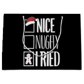 サンタいけなさんのリストクリスマスをいけな試した ラージペーパーバッグ (正面)