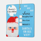 サンタいけなの名簿名 セラミックオーナメント (左)