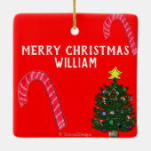 サンタいけなの名簿名 セラミックオーナメント (裏面)