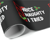 サンタいけなクリスマスリストの休日を楽しんだ ラッピングペーパー (ロールコーナー)