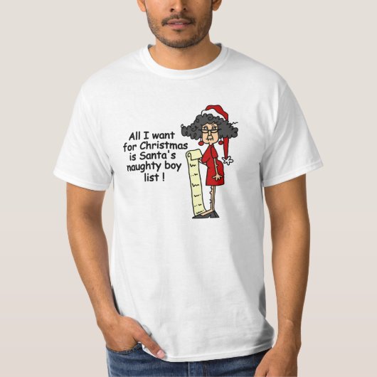 サンタいけなズ・ボーイ・リスト Tシャツ (正面)