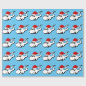 サンタいけなハットの精子 ラッピングペーパー (フラット)