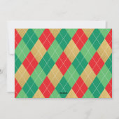 サンタいけなポーズまたはニース2犬写真カード シーズンカード (裏面)