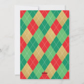 サンタいけなポーズまたはニース2犬写真カード シーズンカード (裏面)