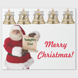 サンタいけなリストクリスマスラッピング紙 ラッピングペーパー