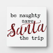 サンタいけなンに行くクリスマスのサイン フォトプラーク (正面)