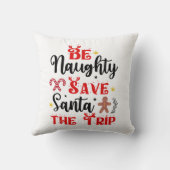 サンタいけなンに行く クッション (裏面)