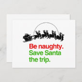 サンタいけなンに行く シーズンポストカード (正面/裏面)