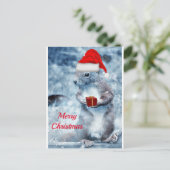 サンタうり坊 メリークリスマス ポストカード (スタンド正面)