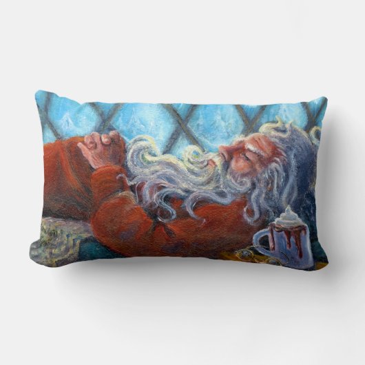 サンタおむつ枕 ランバークッション (正面)