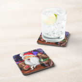 サンタおもしろいとトナカイのクリスマスパーティー-応援 コースター (右側)