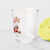 サンタおもしろいとトナカイの漫画 ショットグラス (右)