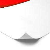 サンタおもしろいとトナカイの漫画 ポスター (角)