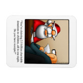 サンタおもしろいとIRSユーモアのマグネットギフト マグネット (横)