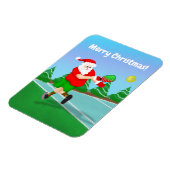 サンタおもしろいの遊ピクルボール・メリークリスマス マグネット (左側)