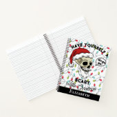 サンタおもしろいは自分が怖い小さなクリスマスを過ごす ノートブック (内部)