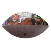 サンタおもしろいアンドトナカイのクリスマスパーティー-応援 アメリカンフットボール (回転270)