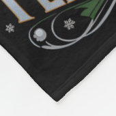 サンタおもしろいクリスマスジムトレーニングファやる気を起こさせるイル フリースブランケット (角)